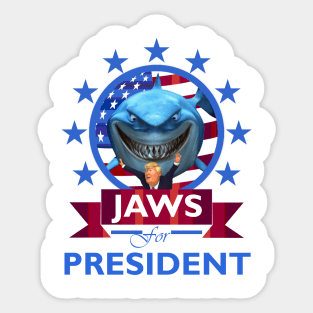 Jaws for President Sticker